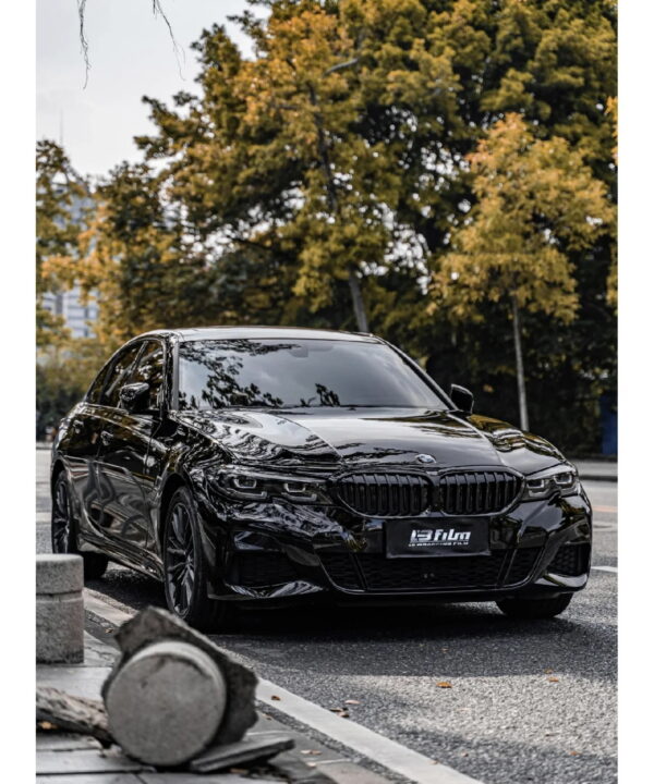 Gloss Piano Black Car Body Color Change Vinyl Wrap - 图片 2