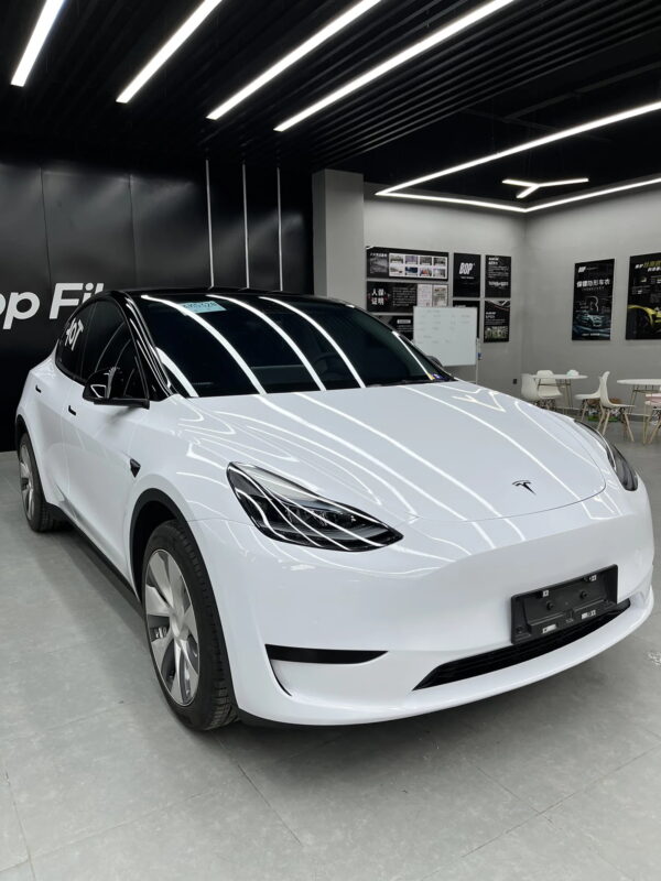 Gloss Piano White Car Body Color Change Vinyl Wrap - 图片 2