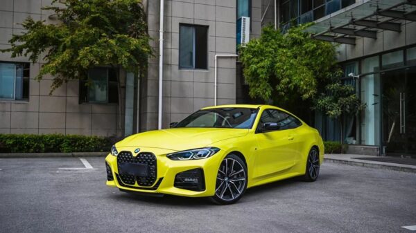 Gloss Saint Paul Yellow Car Body Color Change Vinyl Wrap