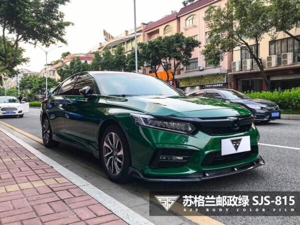 Gloss Postal Green Car Body Color Change Vinyl Wrap - 图片 2