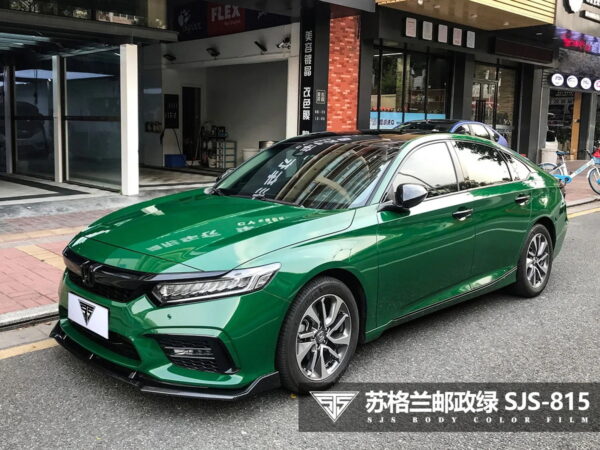Gloss Postal Green Car Body Color Change Vinyl Wrap