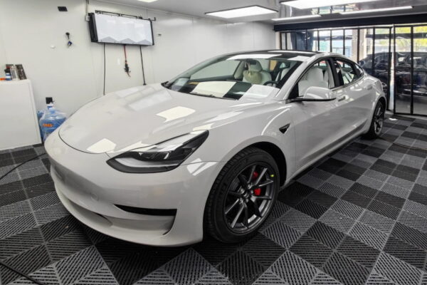 Gloss Porsche Grey Car Body Color Change Vinyl Wrap - 图片 2