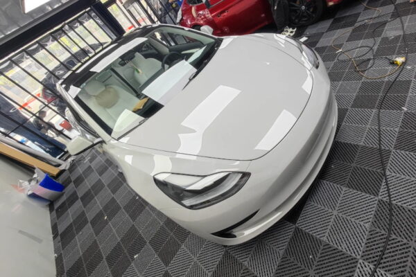 Gloss Porsche Grey Car Body Color Change Vinyl Wrap