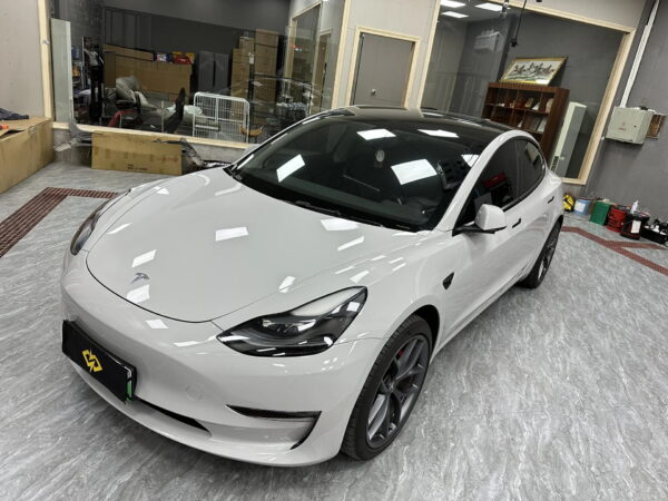 Gloss Volcano Gray Car Body Color Change Vinyl Wrap
