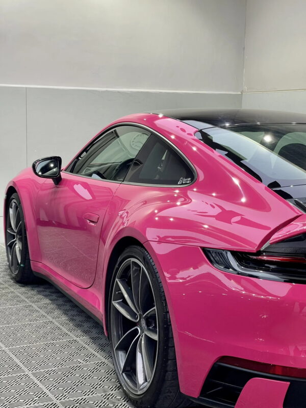 Gloss Beetroot Purple Car Body Color Change Vinyl Wrap - 图片 2
