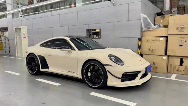 Gloss Khaki Milan Car Body Color Change Vinyl Wrap - 图片 2
