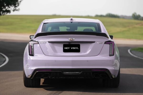 Gloss Misty Gray Purple Car Body Color Change Vinyl Wrap - 图片 2