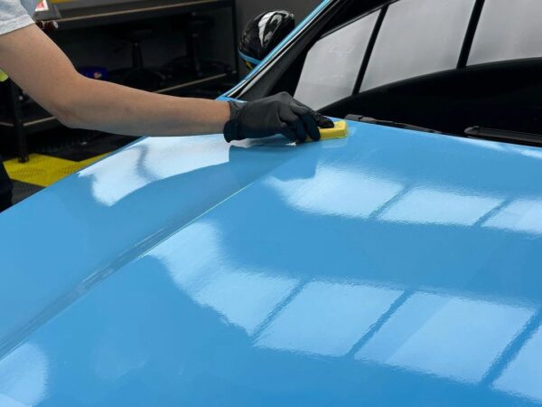 Gloss Sky Blue Car Body Color Change Vinyl Wrap