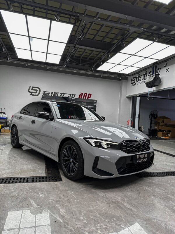 Gloss Brooklyn Gray Car Body Color Change Vinyl Wrap - 图片 2