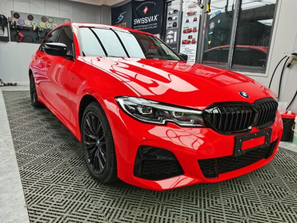 Gloss Ferrari Red Car Body Color Change Vinyl Wrap - 图片 2