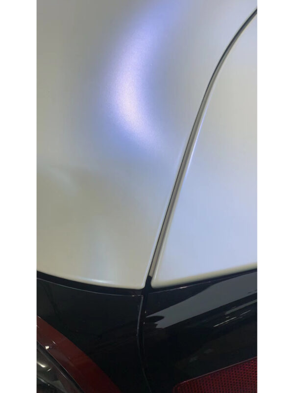 Ceramic White To Blue Car Body Color Change Vinyl Wrap - 图片 2