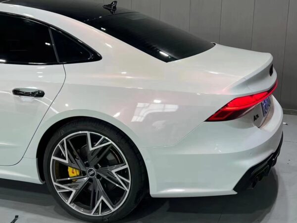 Ceramic White To Pink Car Body Color Change Vinyl Wrap - 图片 2